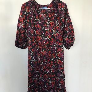 Draper James floral popover dress
